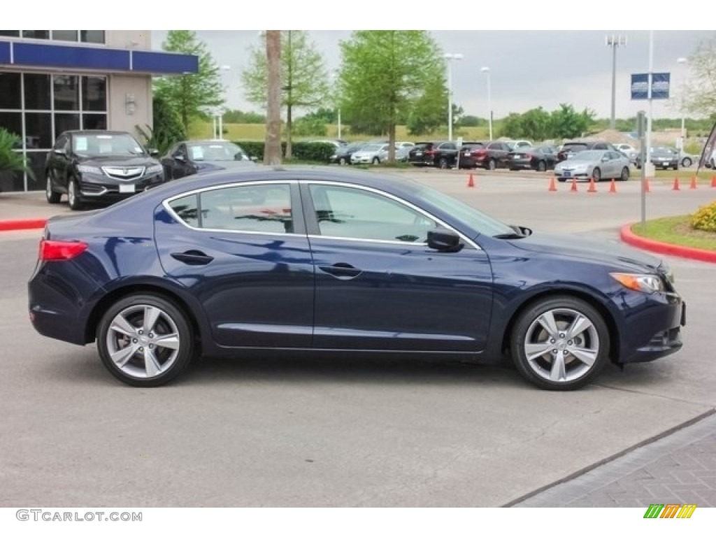 2014 ILX 2.0L Technology - Fathom Blue Pearl / Ebony photo #8