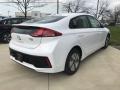 2017 Ceramic White Hyundai Ioniq Hybrid Blue  photo #2