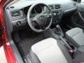 2017 Volkswagen Jetta Black/Palladium Gray Interior Interior Photo