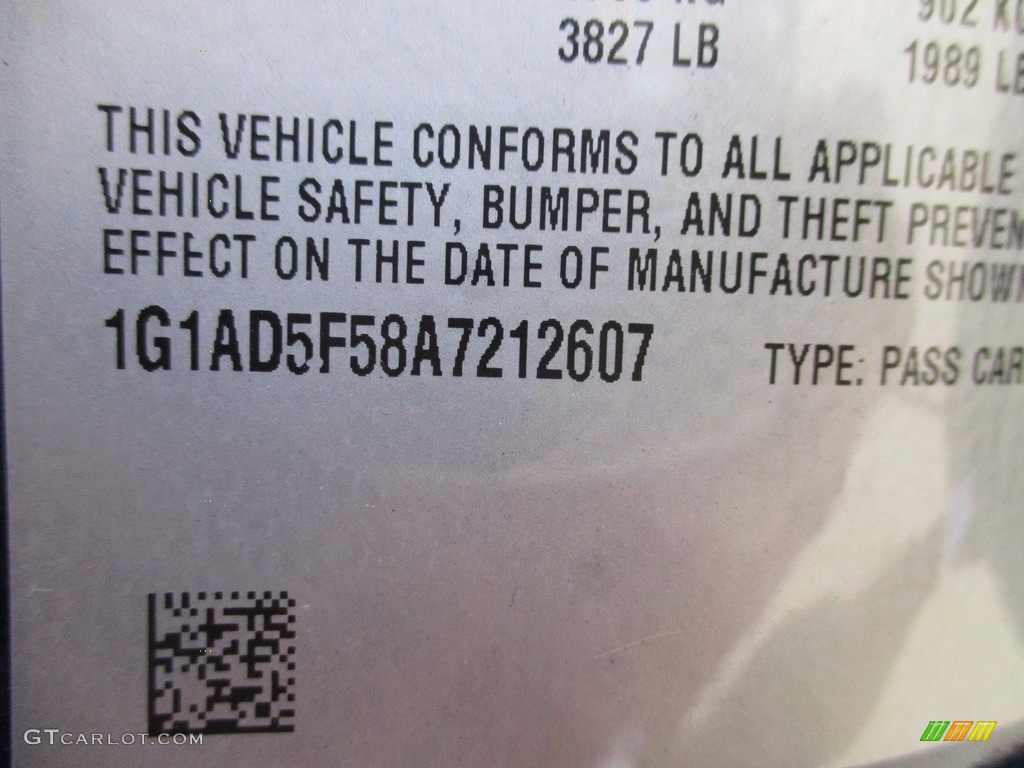 2010 Cobalt LT Sedan - Imperial Blue Metallic / Ebony photo #39