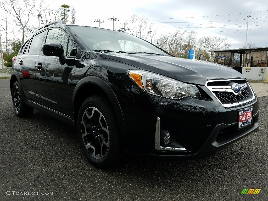 2017 Crosstrek 2.0i Premium - Crystal Black Silica / Black photo #1