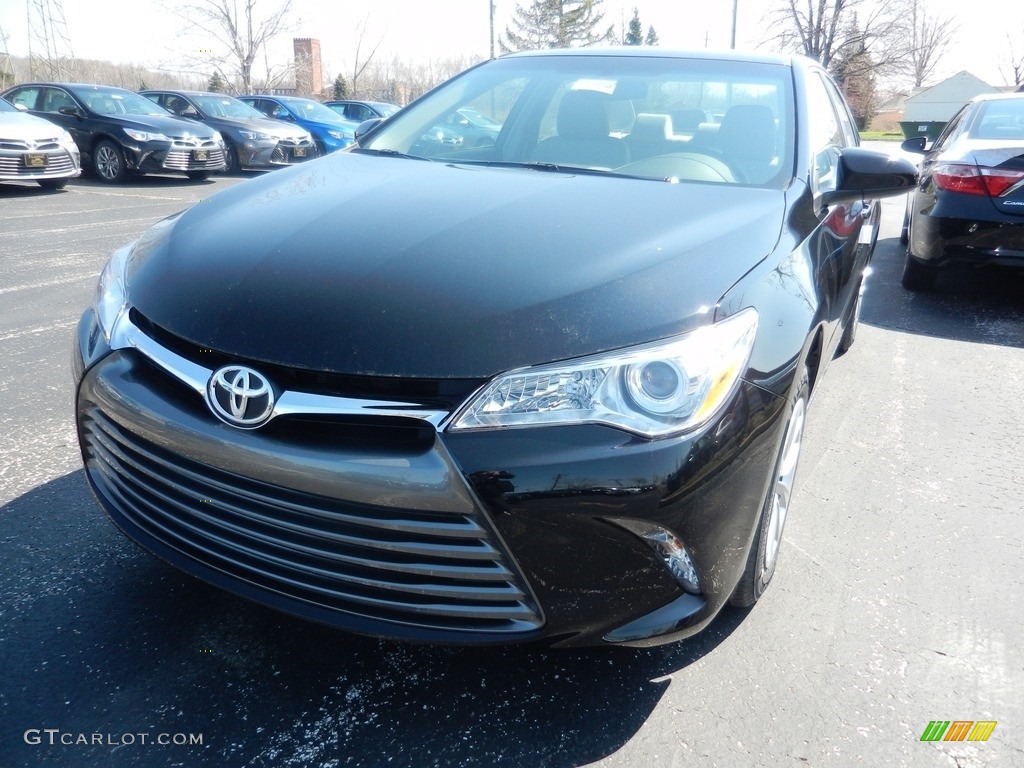 Midnight Black Metallic Toyota Camry