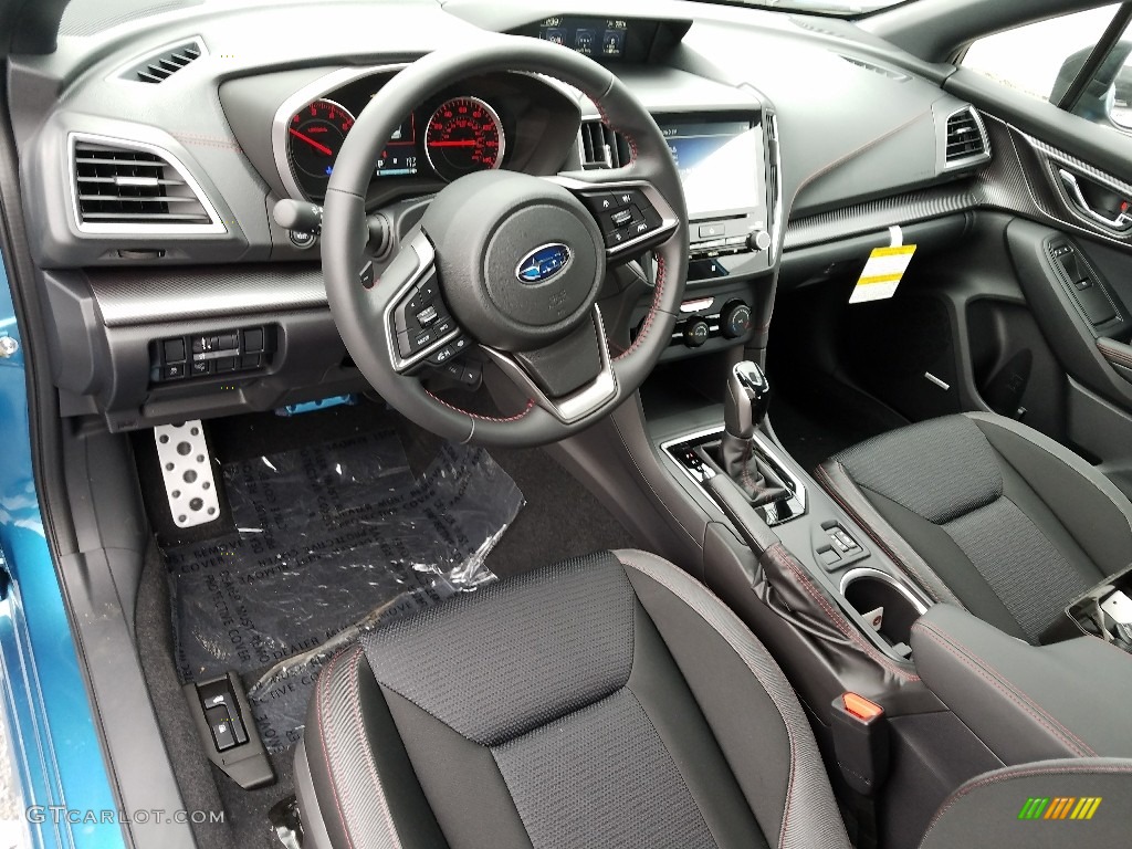 Black Interior 2017 Subaru Impreza 2.0i Sport 4-Door Photo #119830907