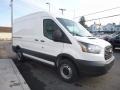 2017 Oxford White Ford Transit Van 250 MR Regular  photo #3