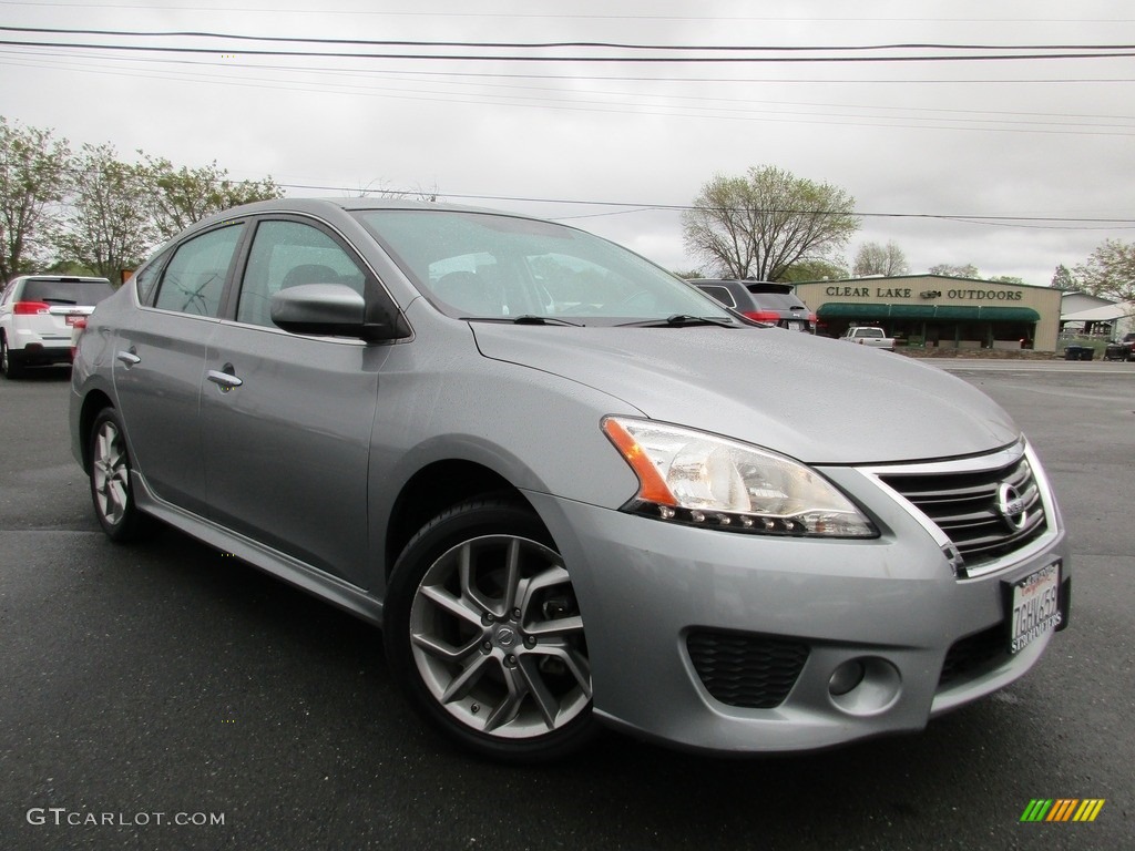 2013 Sentra SR - Magnetic Gray Metallic / Charcoal photo #1