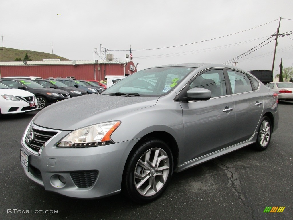 2013 Sentra SR - Magnetic Gray Metallic / Charcoal photo #3
