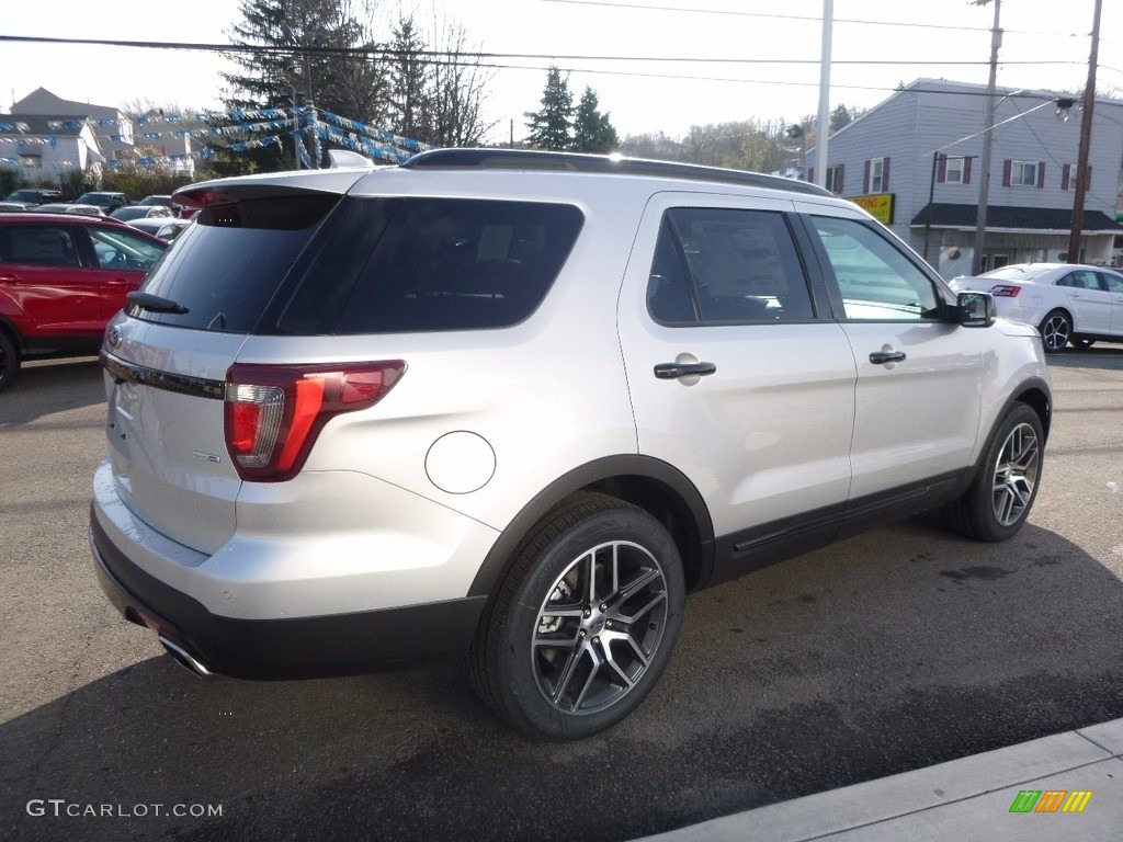 2017 Explorer Sport 4WD - Ingot Silver / Ebony Black photo #5