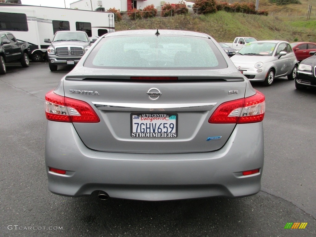 2013 Sentra SR - Magnetic Gray Metallic / Charcoal photo #6