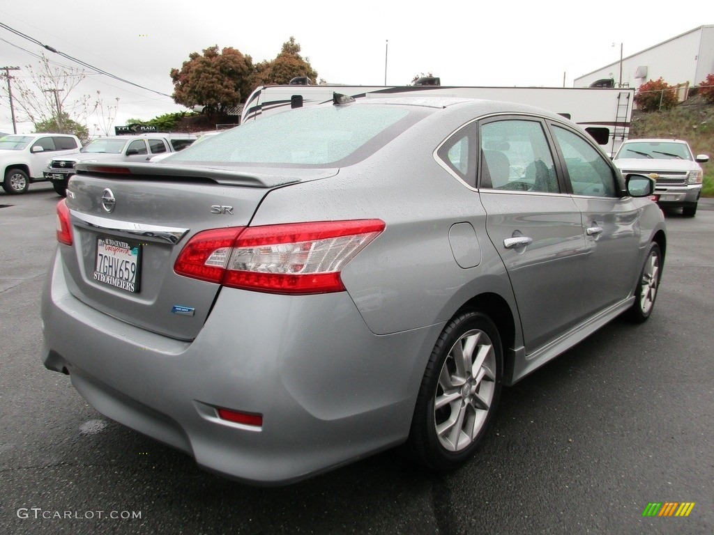 2013 Sentra SR - Magnetic Gray Metallic / Charcoal photo #7