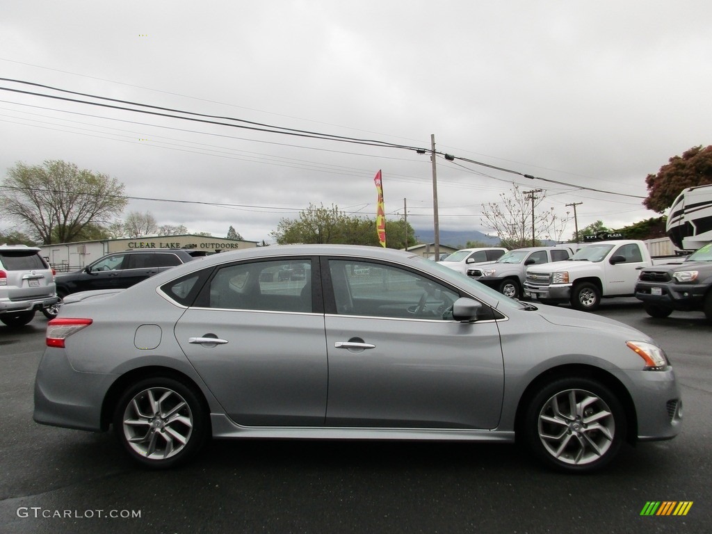 2013 Sentra SR - Magnetic Gray Metallic / Charcoal photo #8