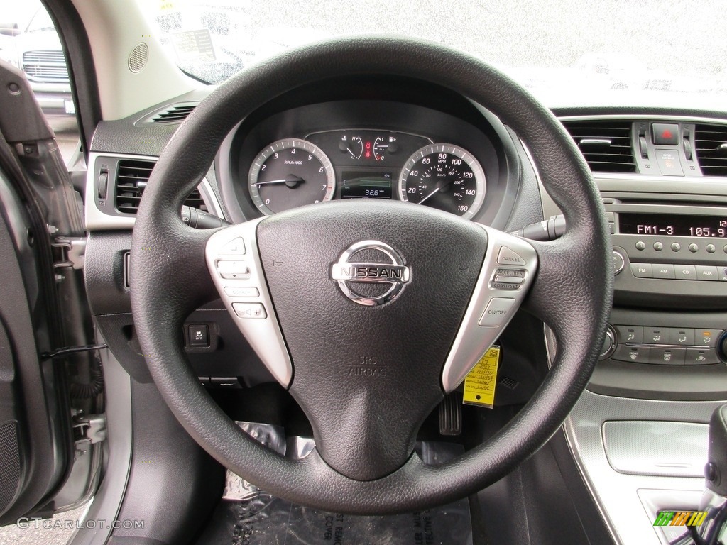 2013 Sentra SR - Magnetic Gray Metallic / Charcoal photo #13
