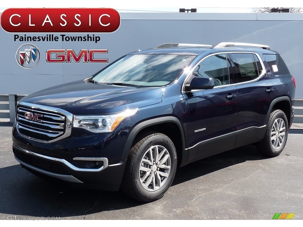 Dark Sapphire Blue Metallic GMC Acadia