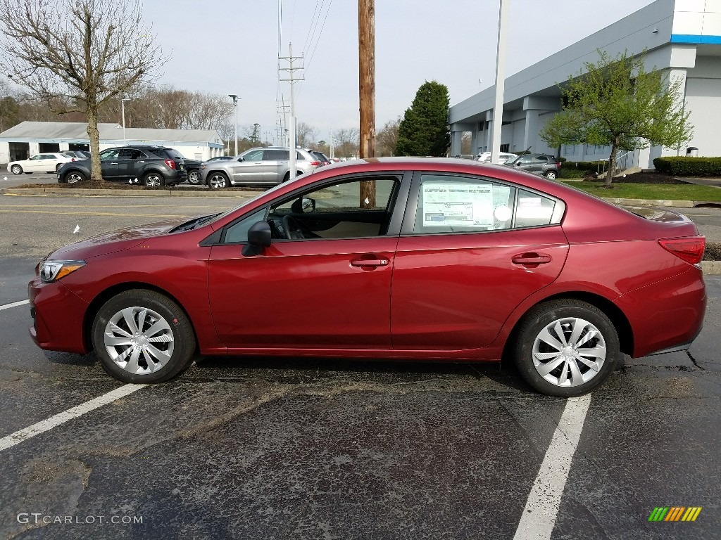 Venetian Red Pearl 2017 Subaru Impreza 2.0i 4-Door Exterior Photo #119833265