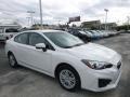 Crystal White Pearl 2017 Subaru Impreza 2.0i Premium 4-Door