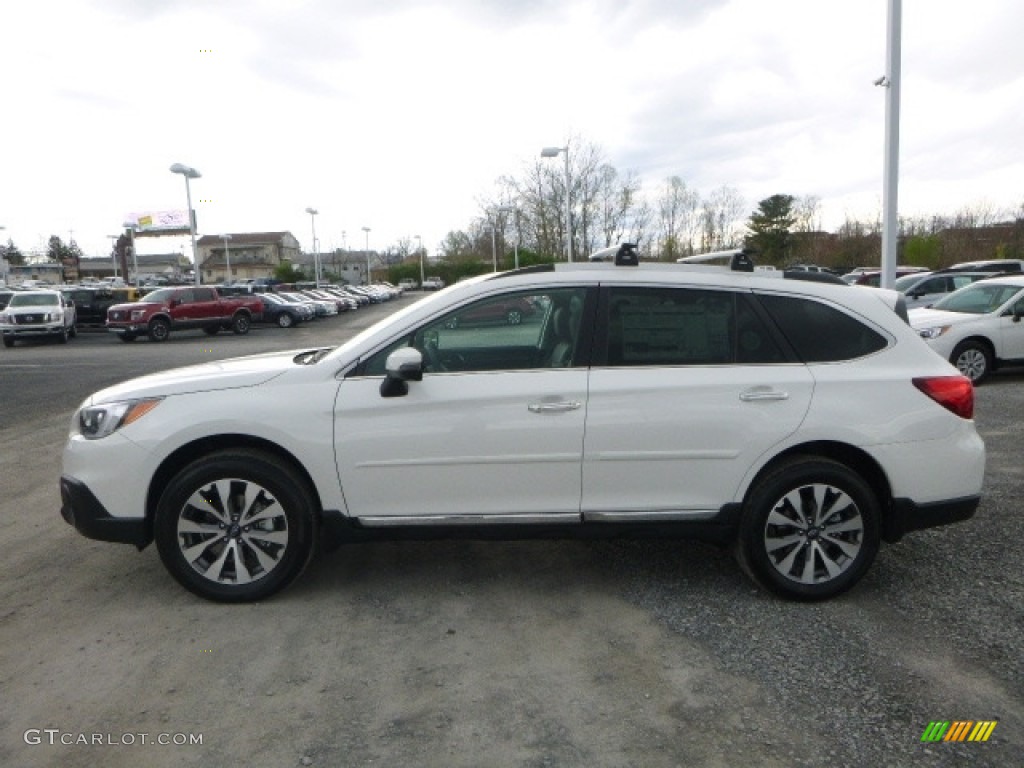 2017 Outback 2.5i Touring - Crystal White Pearl / Java Brown photo #9