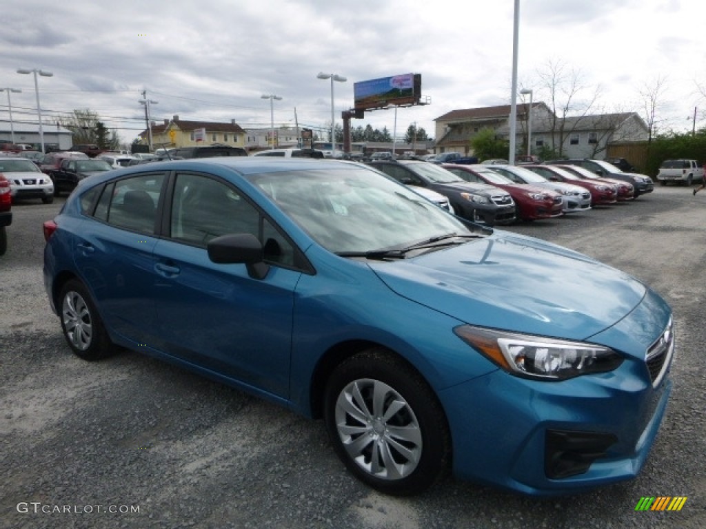 2017 Impreza 2.0i 5-Door - Island Blue Pearl / Black photo #1