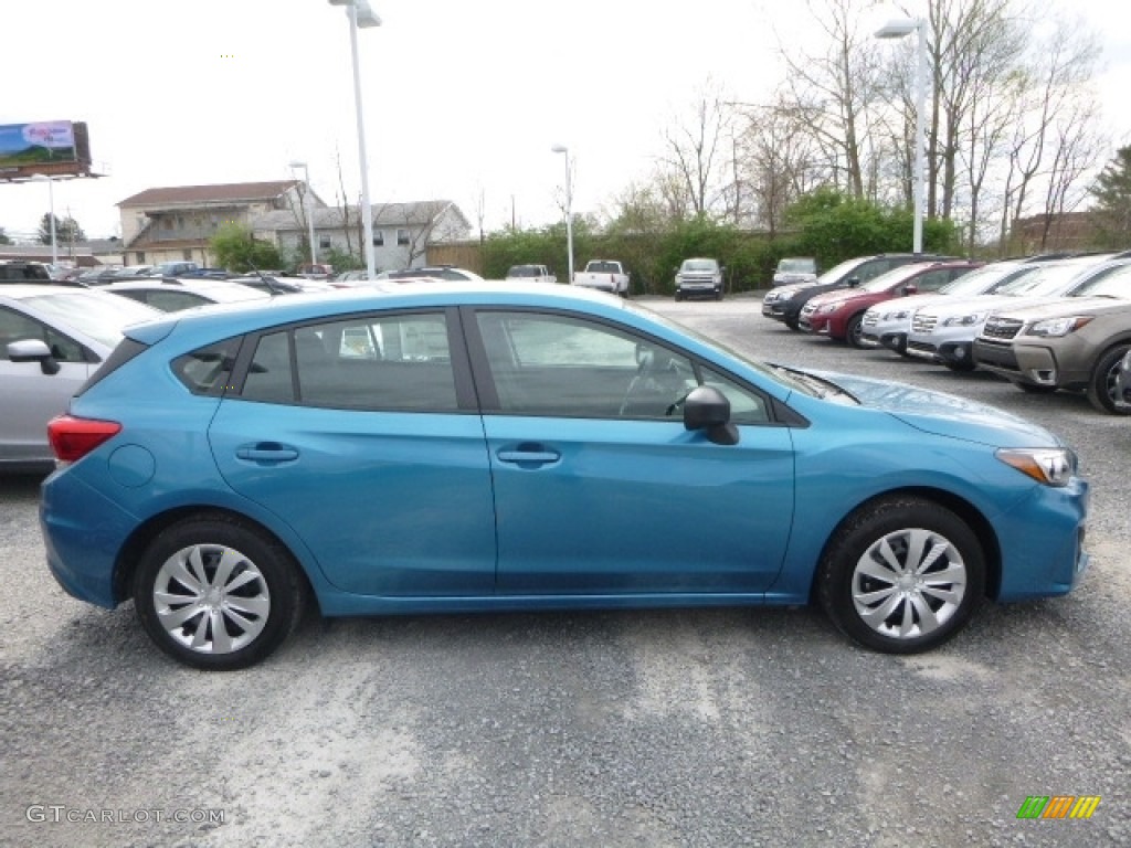 Island Blue Pearl 2017 Subaru Impreza 2.0i 5-Door Exterior Photo #119836187