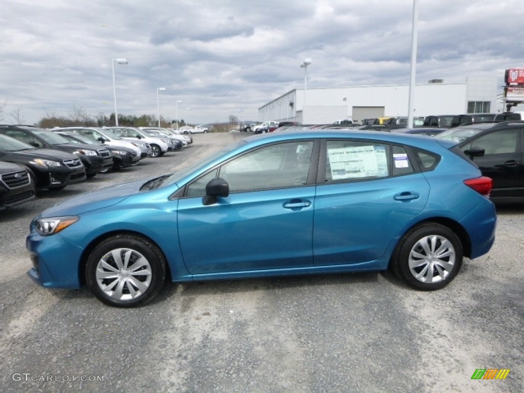 Island Blue Pearl 2017 Subaru Impreza 2.0i 5-Door Exterior Photo #119836268
