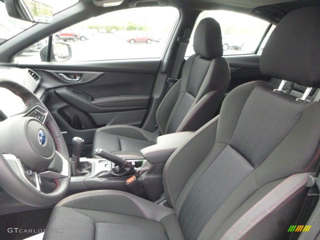 Black Interior 2017 Subaru Impreza 2.0i Sport 4-Door Photo #119836721