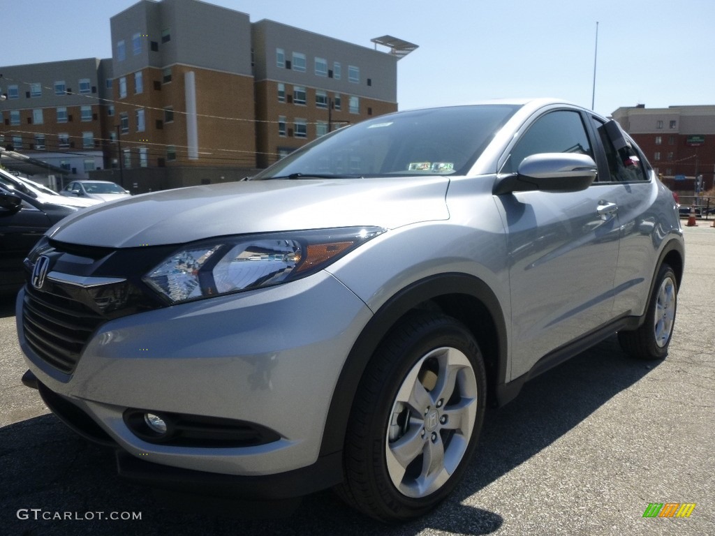 Lunar Silver Metallic 2017 Honda HR-V EX AWD Exterior Photo #119837330
