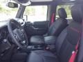 Black 2017 Jeep Wrangler Rubicon Recon Edition 4x4 Interior Color