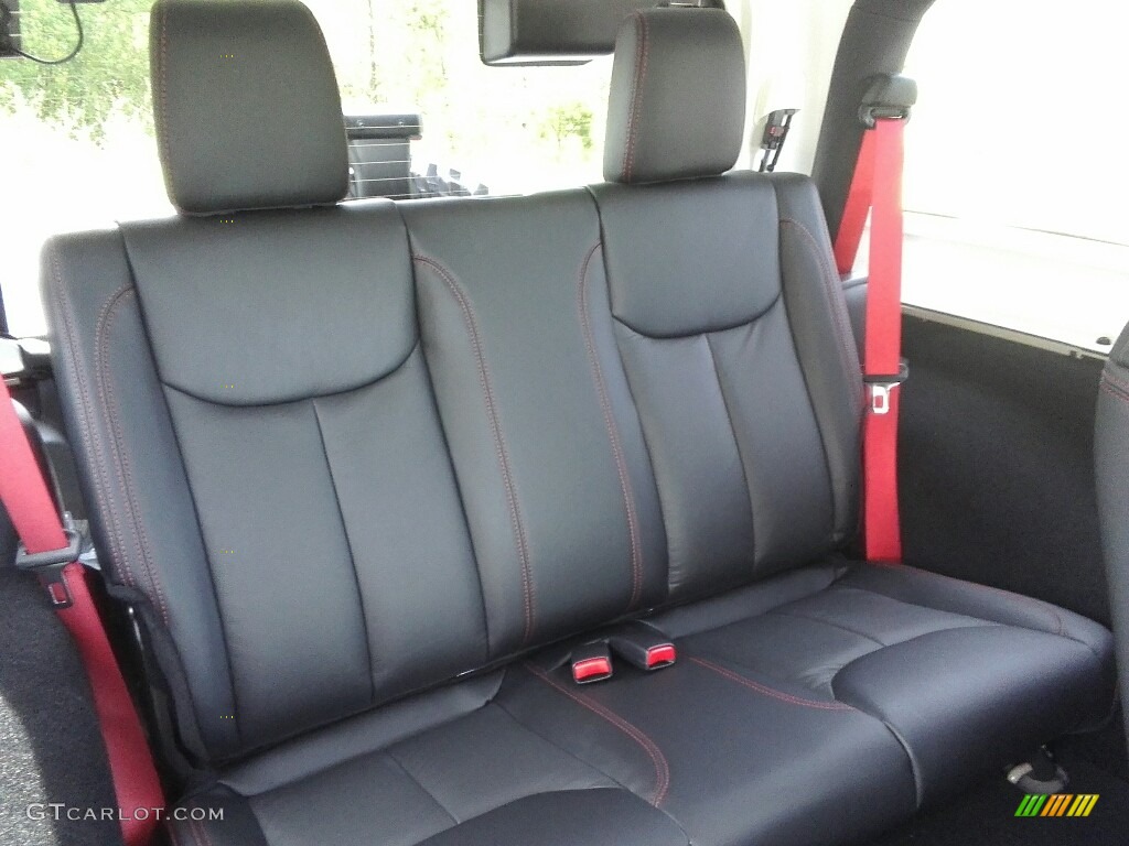 Black Interior 2017 Jeep Wrangler Rubicon Recon Edition 4x4 Photo #119837441