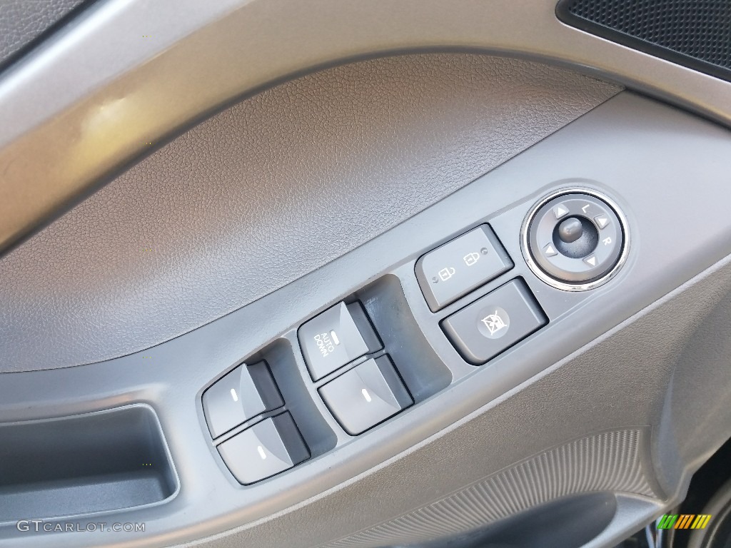 2012 Elantra GLS - Midnight Black / Gray photo #10