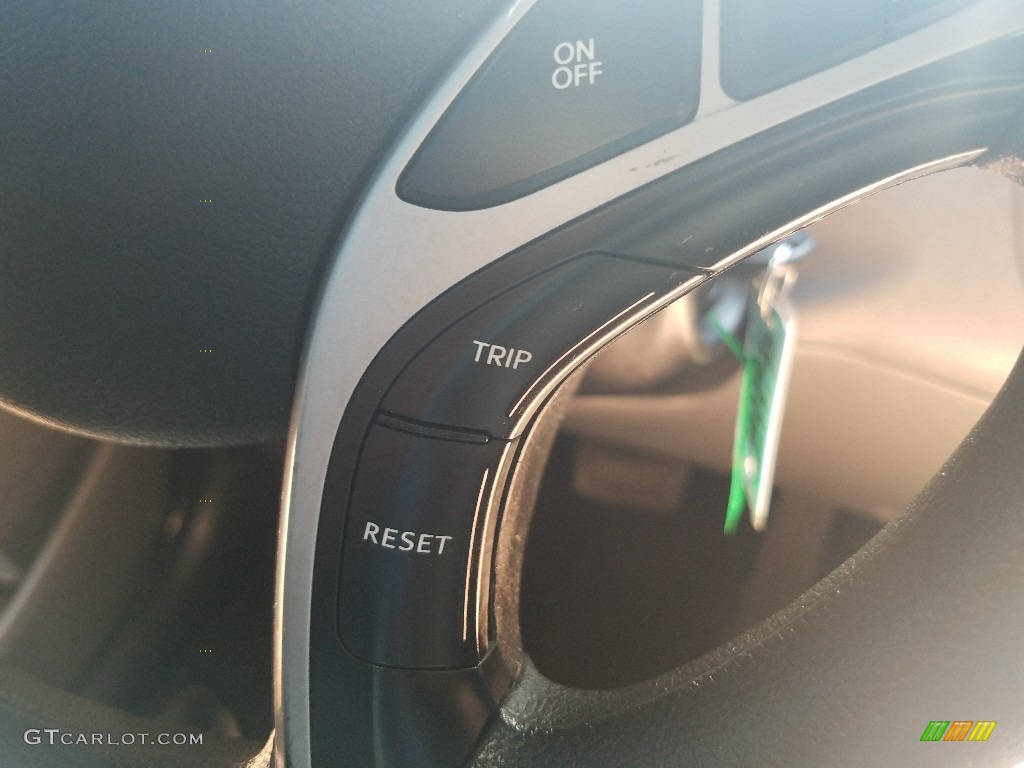 2012 Elantra GLS - Midnight Black / Gray photo #19