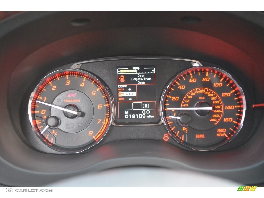 2016 Subaru WRX STI Gauges Photo #119841749