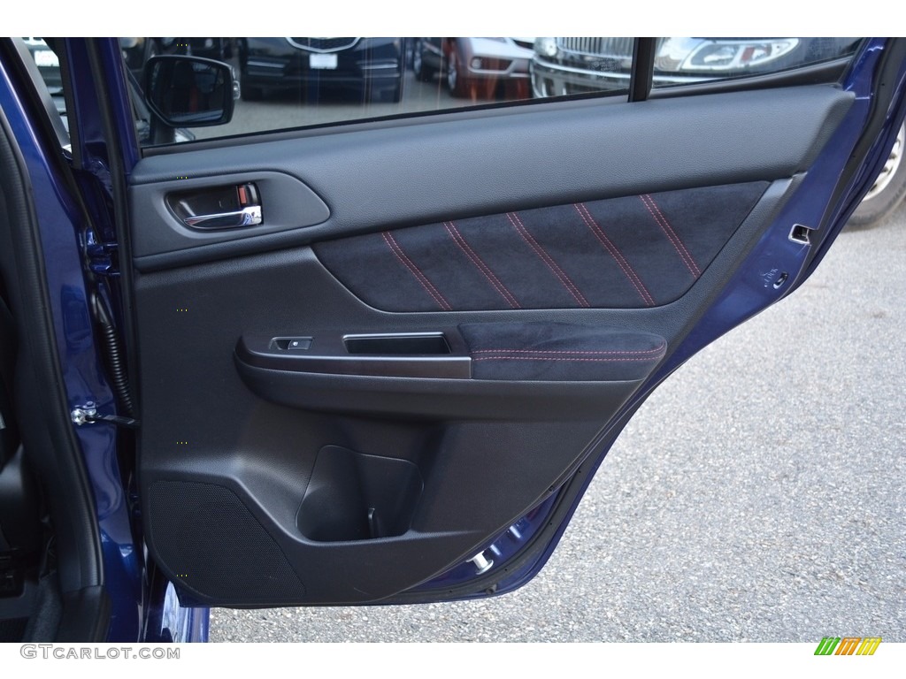 2016 Subaru WRX STI Carbon Black Door Panel Photo #119841854