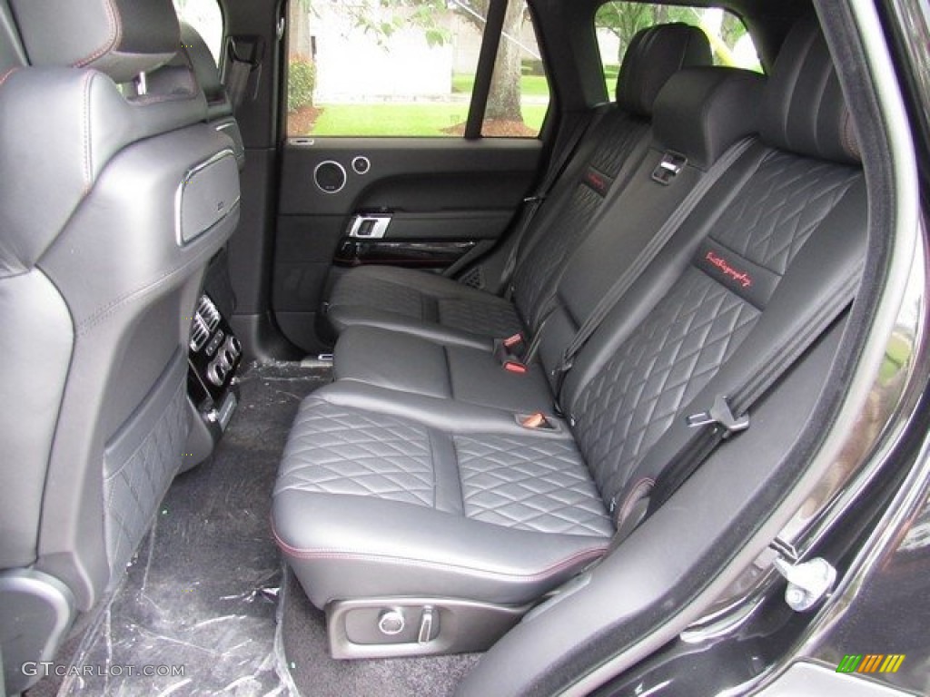 Ebony/Pimento Interior 2017 Land Rover Range Rover SVAutobiography Dynamic Photo #119841887