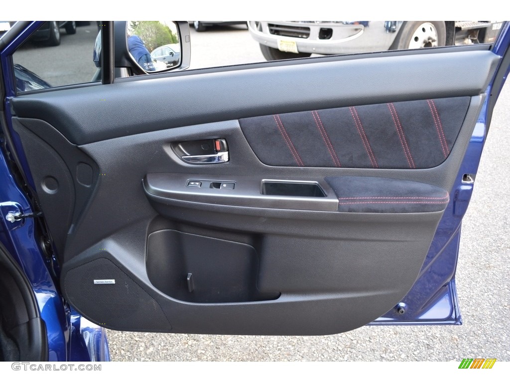 2016 Subaru WRX STI Carbon Black Door Panel Photo #119841893