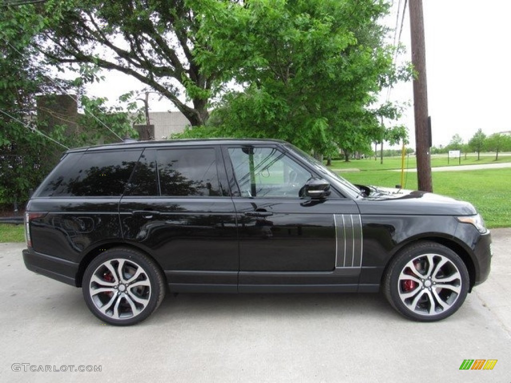 Santorini Black Metallic 2017 Land Rover Range Rover SVAutobiography Dynamic Exterior Photo #119841908