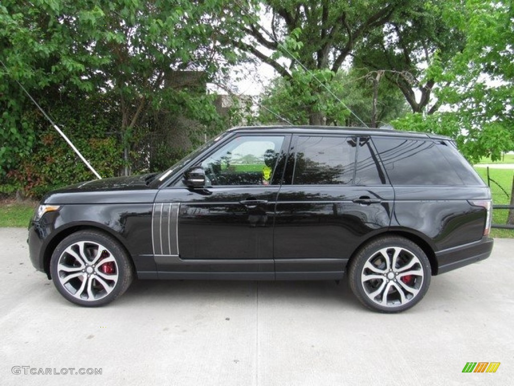 Santorini Black Metallic 2017 Land Rover Range Rover SVAutobiography Dynamic Exterior Photo #119841986