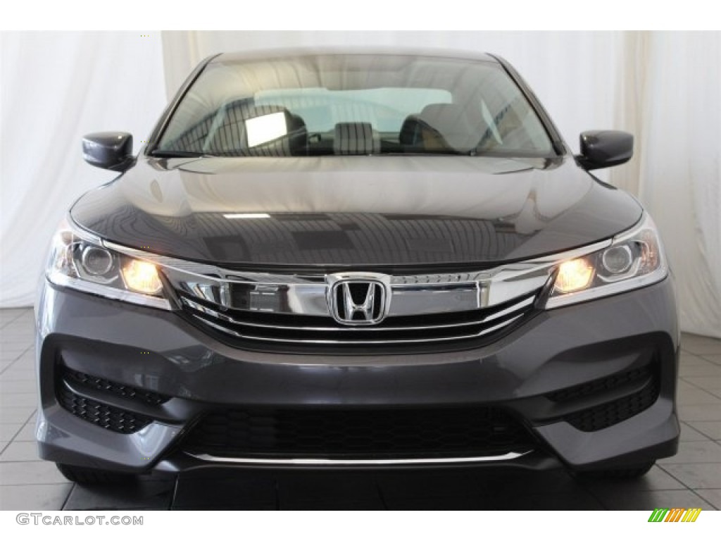 2017 Accord LX Sedan - Modern Steel Metallic / Gray photo #4