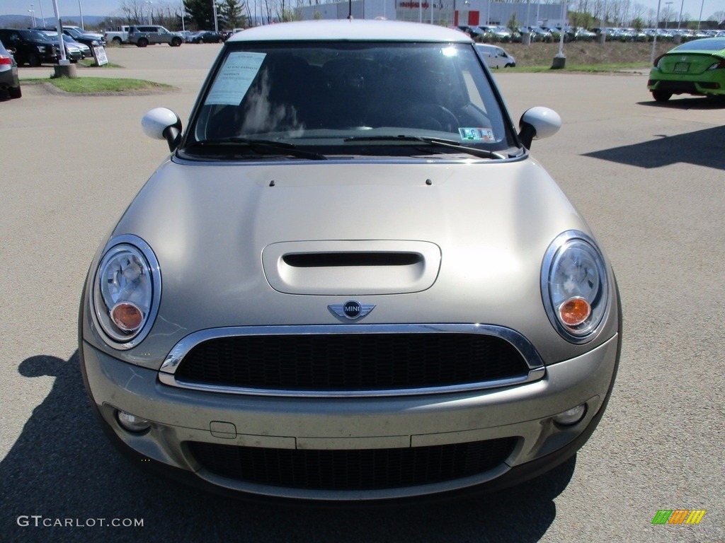 2009 Cooper S Hardtop - Sparkling Silver Metallic / Checkered Carbon Black/Black photo #18