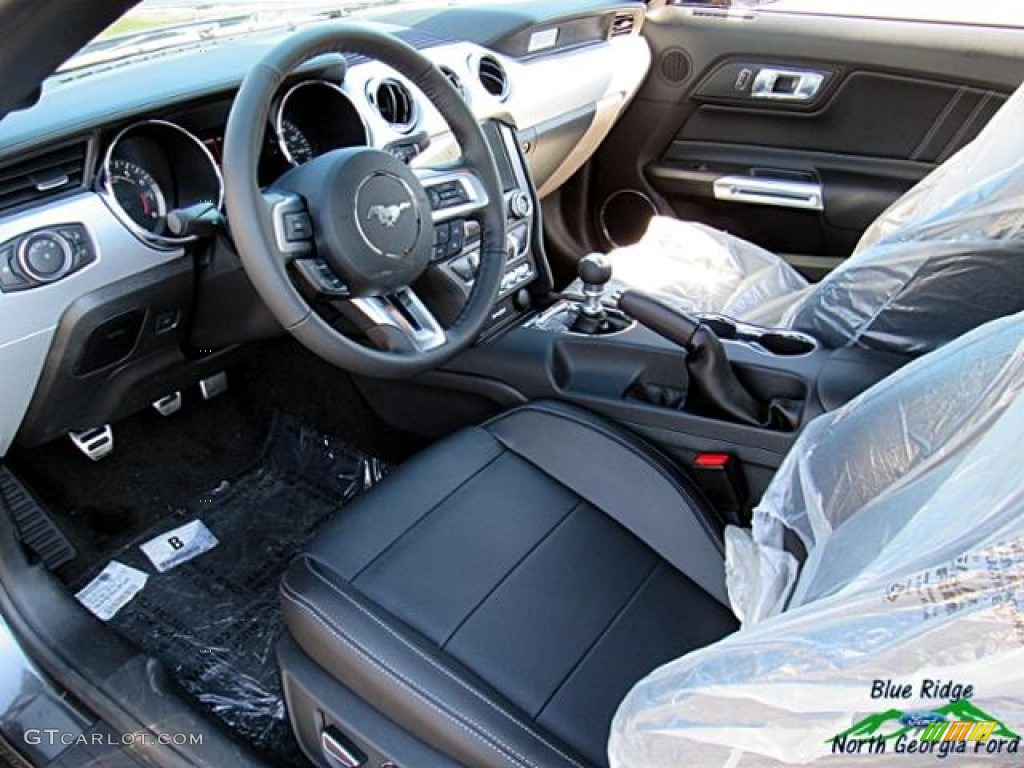 2017 Mustang GT Premium Convertible - Magnetic / Ebony photo #27