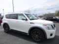 Pearl White 2017 Nissan Armada Platinum 4x4 Exterior