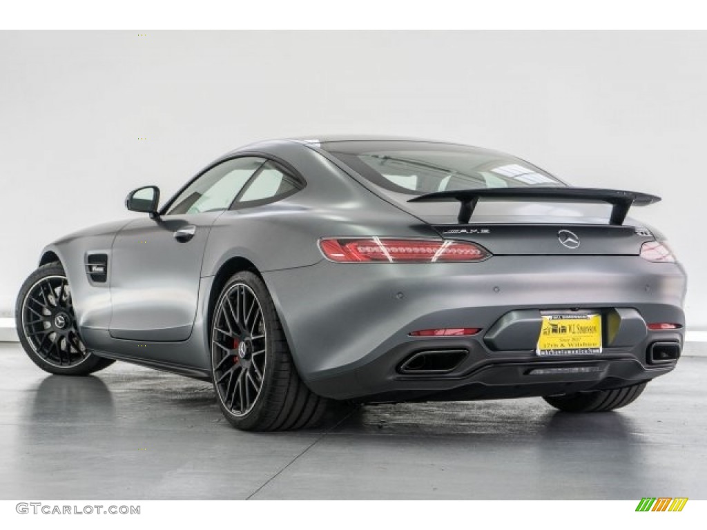 2017 AMG GT S Coupe - designo Selenite Grey Magno (Matte) / Saddle Brown photo #3