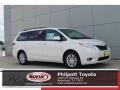 Blizzard White Pearl - Sienna XLE Photo No. 1