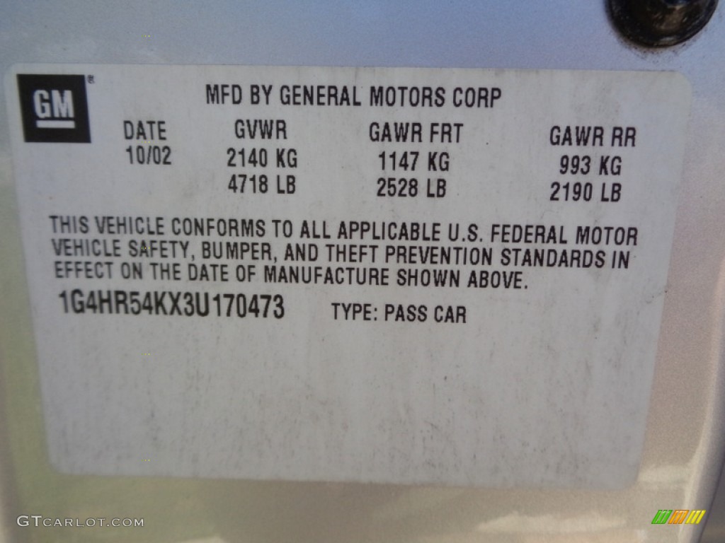2003 LeSabre Limited - Sterling Silver Metallic / Medium Gray photo #91