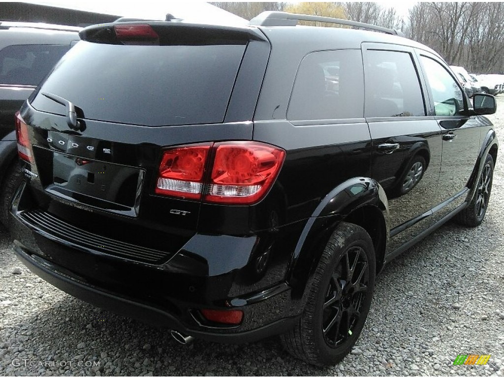 2017 Journey GT AWD - Pitch Black / GT Black/Red photo #2