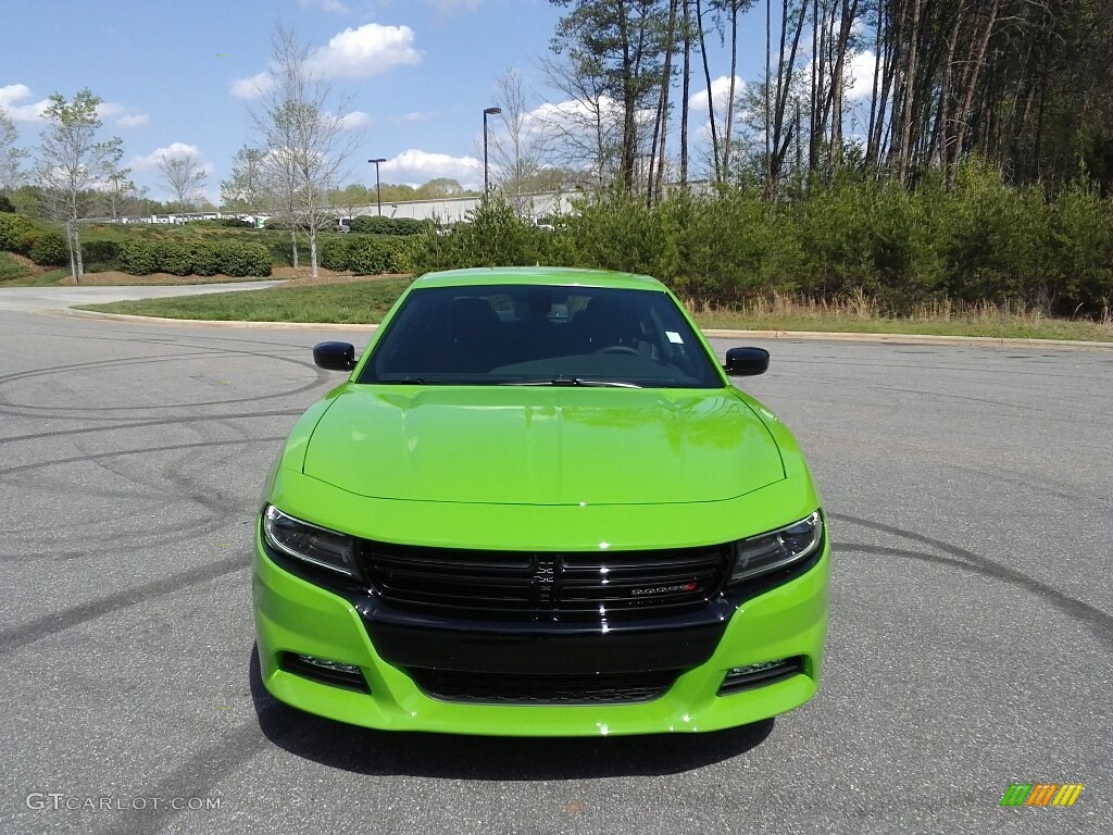 2017 Charger SXT - Green Go / Black photo #3