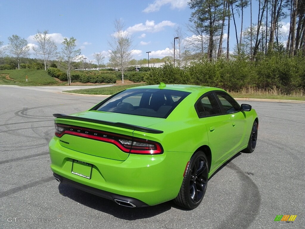 2017 Charger SXT - Green Go / Black photo #6
