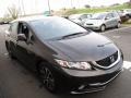 Kona Coffee Metallic - Civic EX-L Sedan Photo No. 7