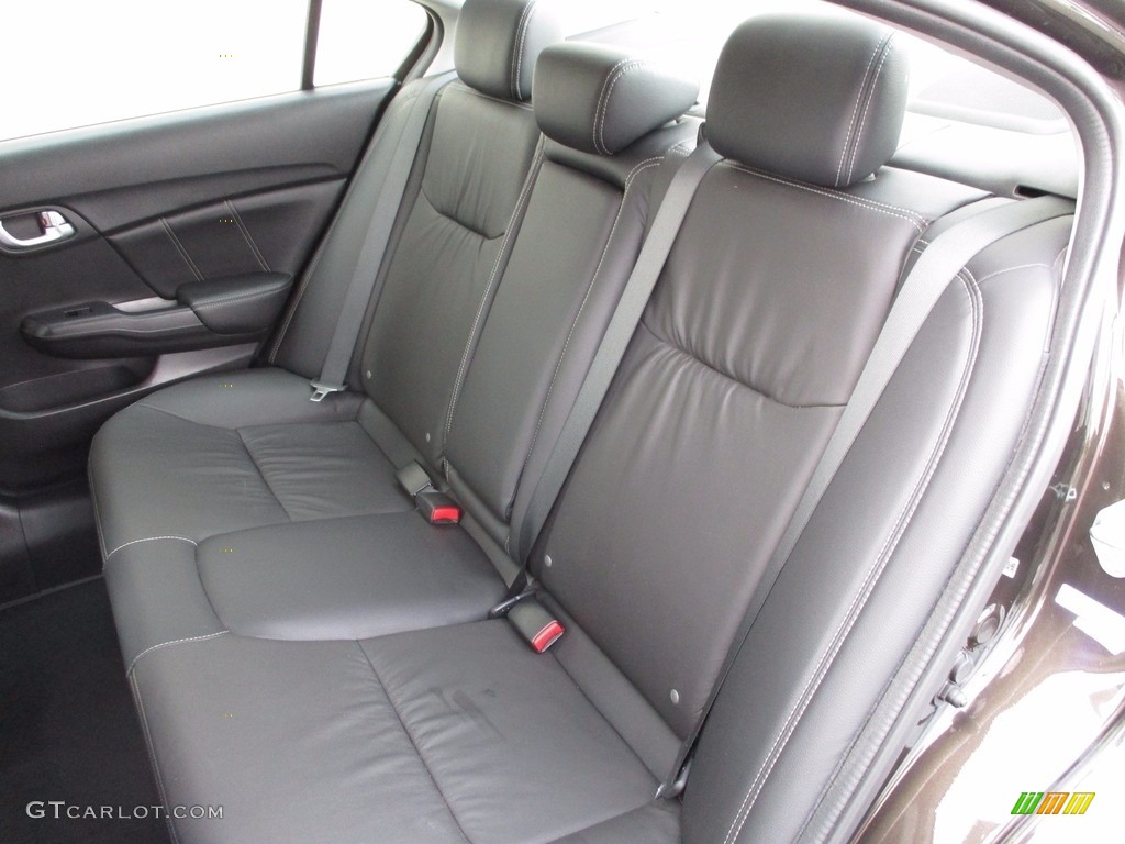2013 Honda Civic EX-L Sedan Rear Seat Photos