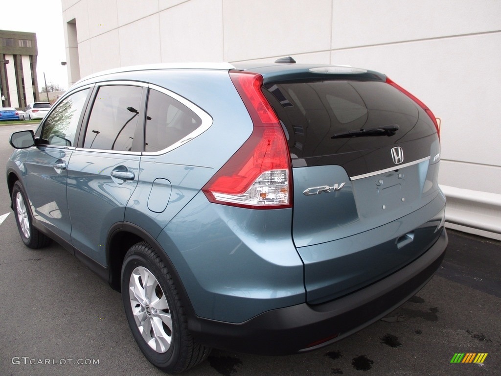 2014 CR-V EX-L AWD - Mountain Air Metallic / Beige photo #4