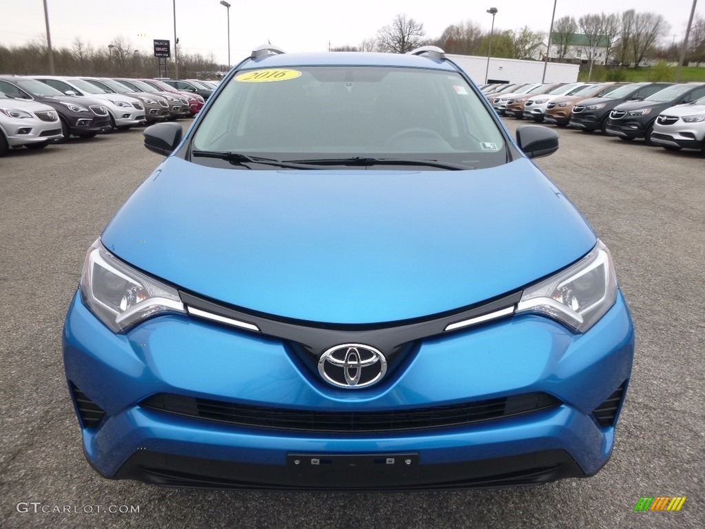 2016 RAV4 LE AWD - Electric Storm Blue / Black photo #3