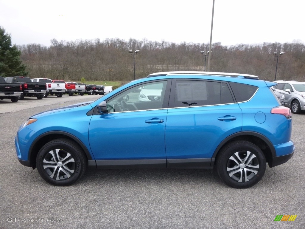 2016 RAV4 LE AWD - Electric Storm Blue / Black photo #13