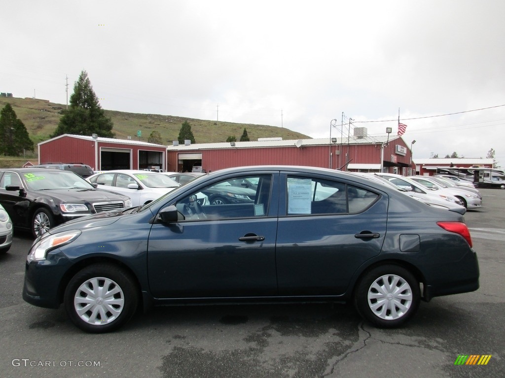 2017 Versa S - Graphite Blue / Charcoal photo #4